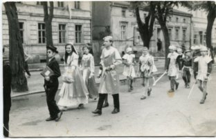 Rok 1962. Zakinada.Na przedzie Krzysztof Dudkowski,NNFormelówna, Aleksiejuk,NN,Jerzy Wójcik, NN
