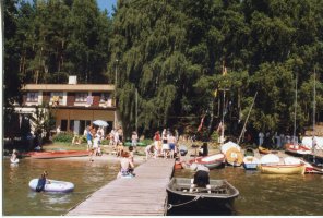 Rok ???? Jezioro Lubowidz. Plaża tzw.zwarowska