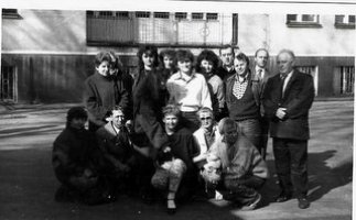 1988, kwiecień.Wyjazd nauczycieli do Wrześni