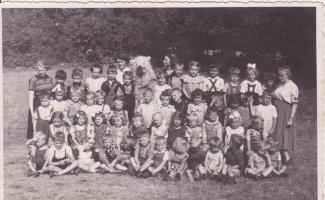 1954, półkolonie, prawdopodobnie zorganizowane przez TPD