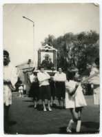 1978 - procesja Bożego Ciała na ul.Majewskiego ob. Stryjewskiego