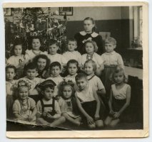 1953, choinka w przedszkolu