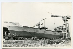 m/s Lębork, drobnicowiec,wyporność 3400BRT, długość 106 m., pływał w PLO od 1975 do 1997 roku.