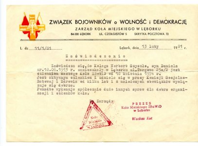 Dokumenty ZBOWiD