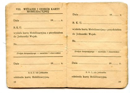 Książeczka wojskowa