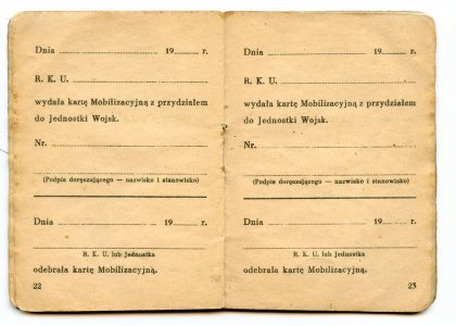 Książeczka wojskowa