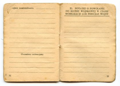 Książeczka wojskowa