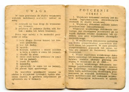 Książeczka wojskowa