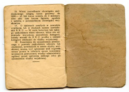 Książeczka wojskowa